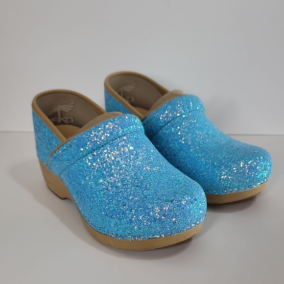 Dansko Clogs XP 2.0 Brand New Glitter Clogs Size 40/ 10 - Picture 2 of 15